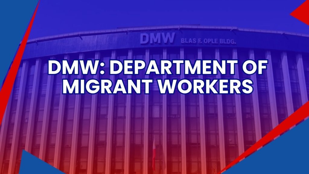 DMW Department of Migrant Workers Office